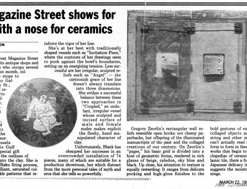 Two magazine street shows for those with a nose for ceramics