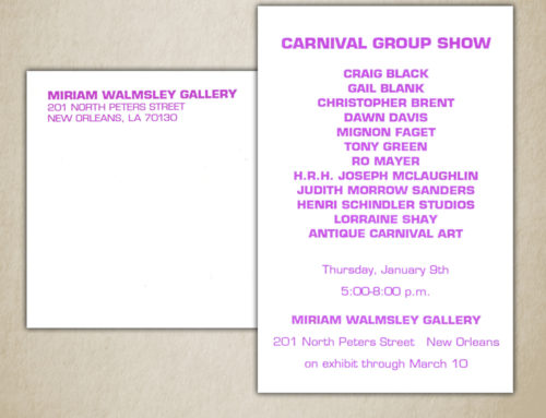 Miriam Walmsley Gallery  (01-09)